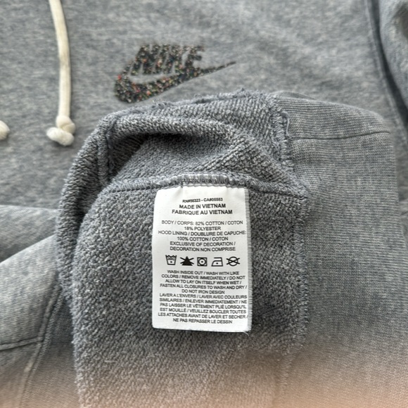 Nike! Grey hoodie, medium weight hoodie. Size S (Men’s) - Picture 15 of 16
